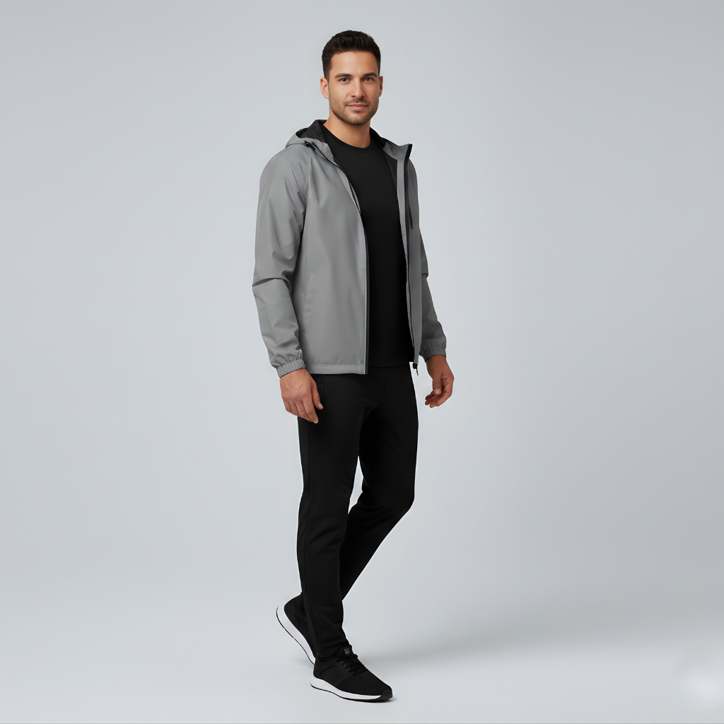 Waterproof Reflective Running & Hiking Jacket – Lightweight Outdoor Protection