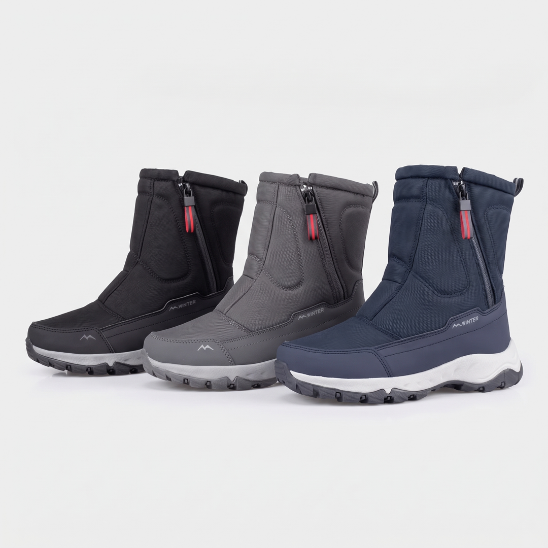 Winter boot in Black, Gray and Navy