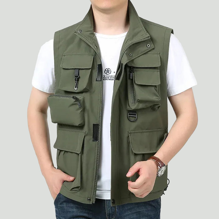 Men’s Lightweight Workwear Vest – Multi-Pocket Utility for Outdoor Use