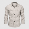 Lightweight Long-Sleeve Outdoor Shirt – Durable Cotton-Blend for Active Use