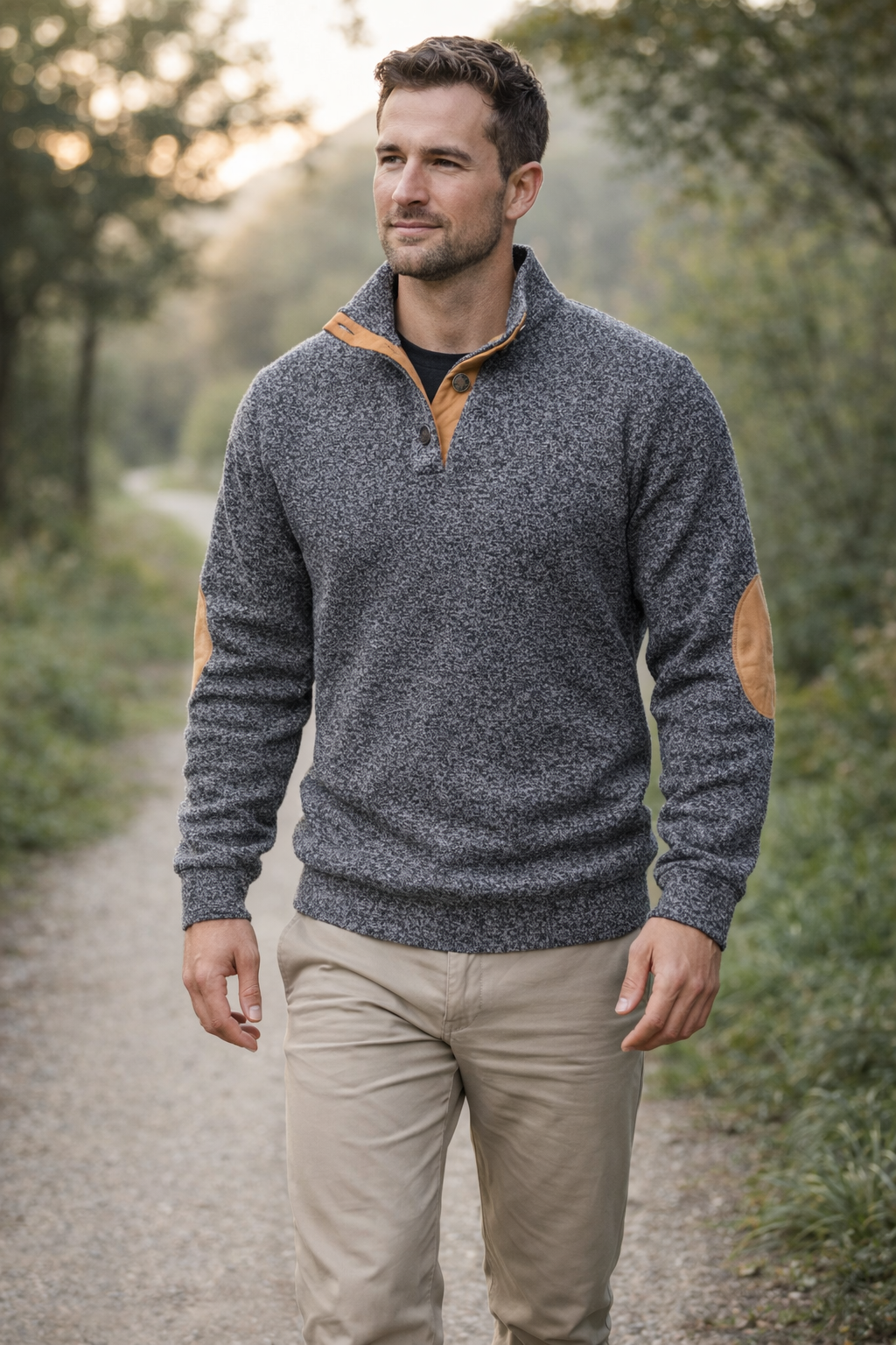 Men’s Knitted Outdoor Sweater