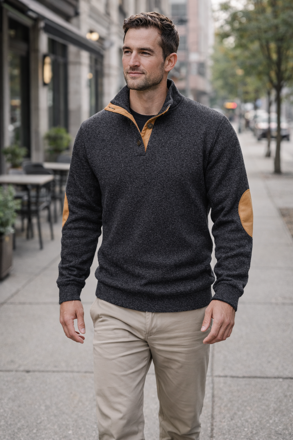 Men’s Knitted Outdoor Sweater
