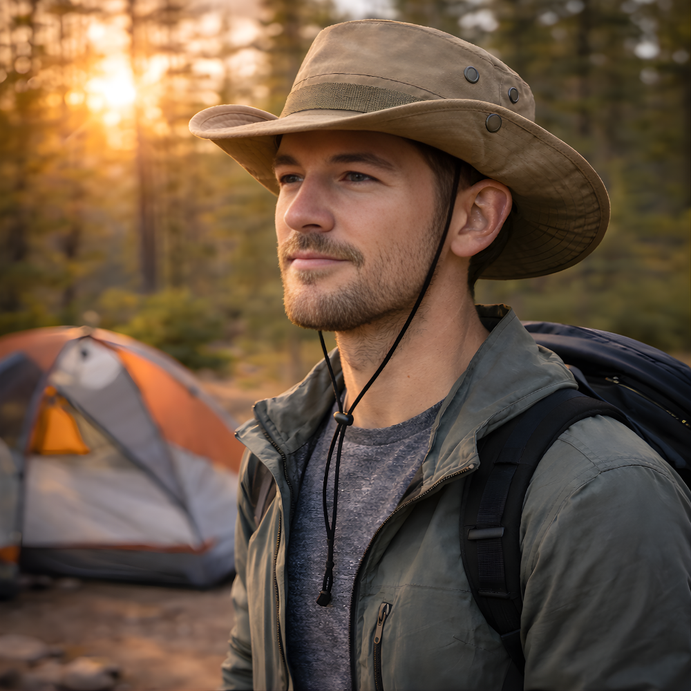 Breathable Lightweight Bush Hat – Packable Sun Protection for Outdoor Use