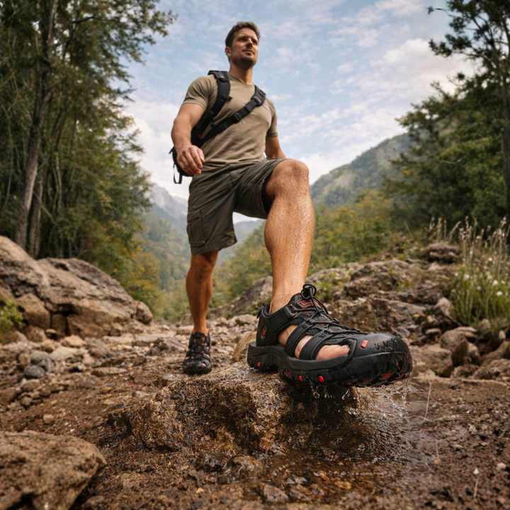 Water Resistant Outdoor Hiking Sandals – Lightweight Grip Support