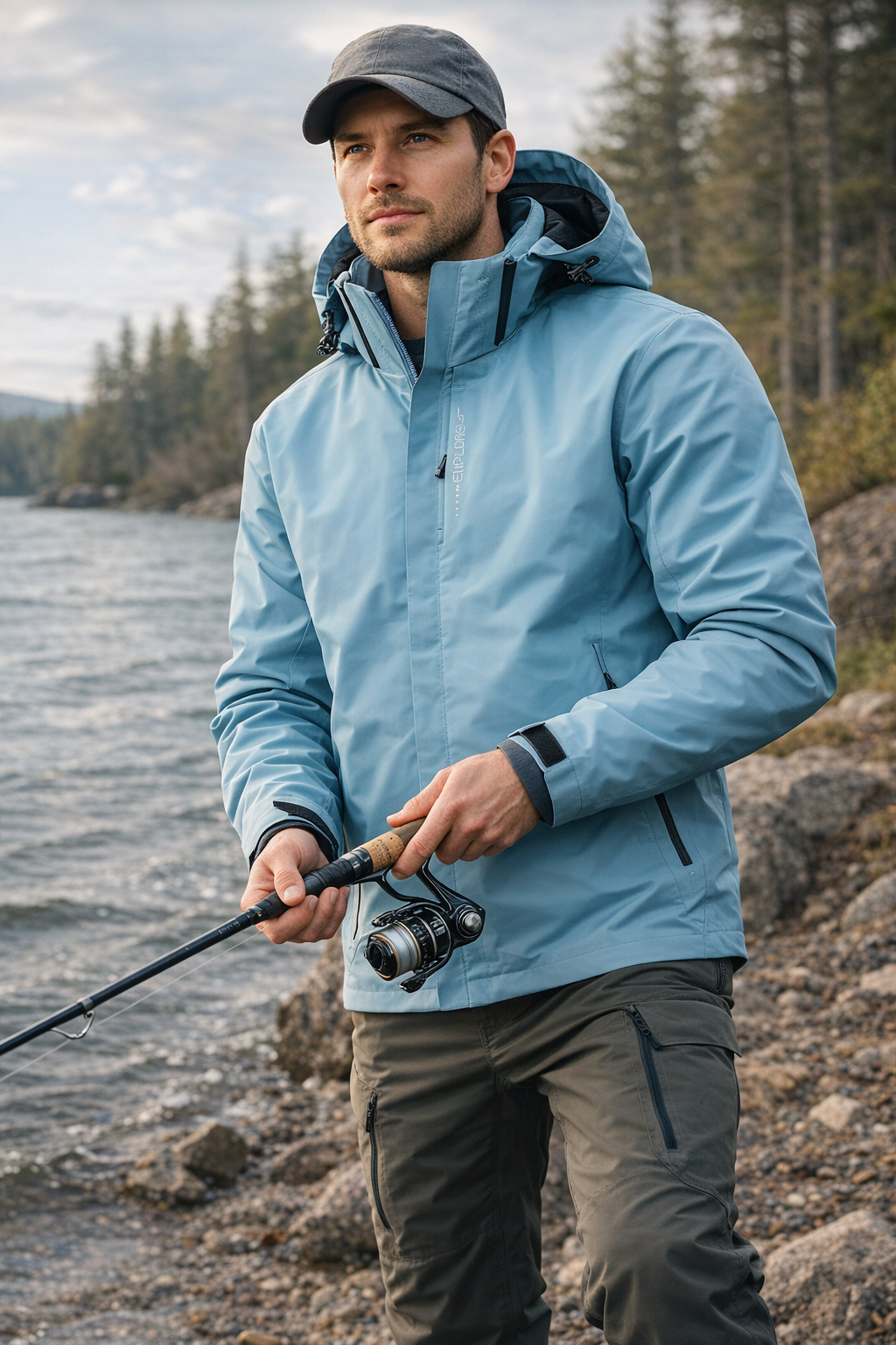 Waterproof Windproof Outdoor Jacket – Lightweight Unisex Layer