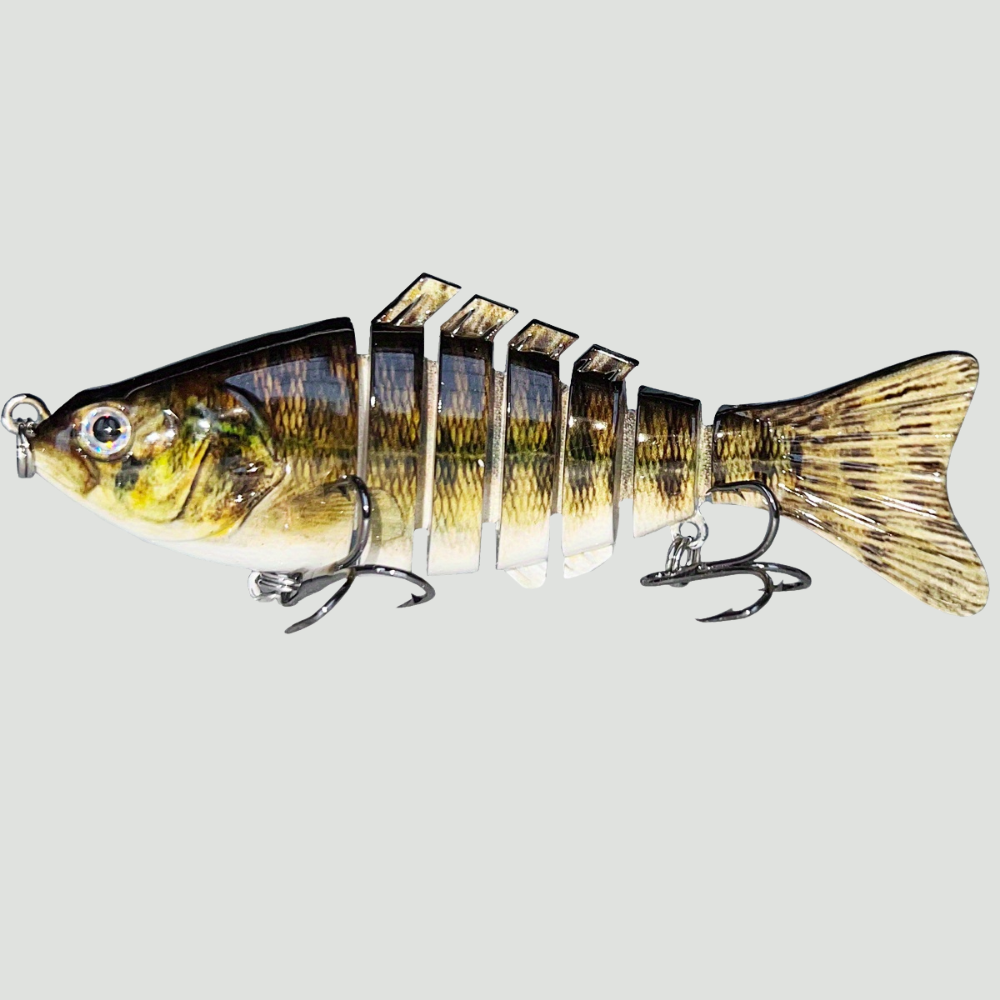 Multi-Jointed Swimbait Fishing Lure – Slow Sinking for Freshwater & Saltwater
