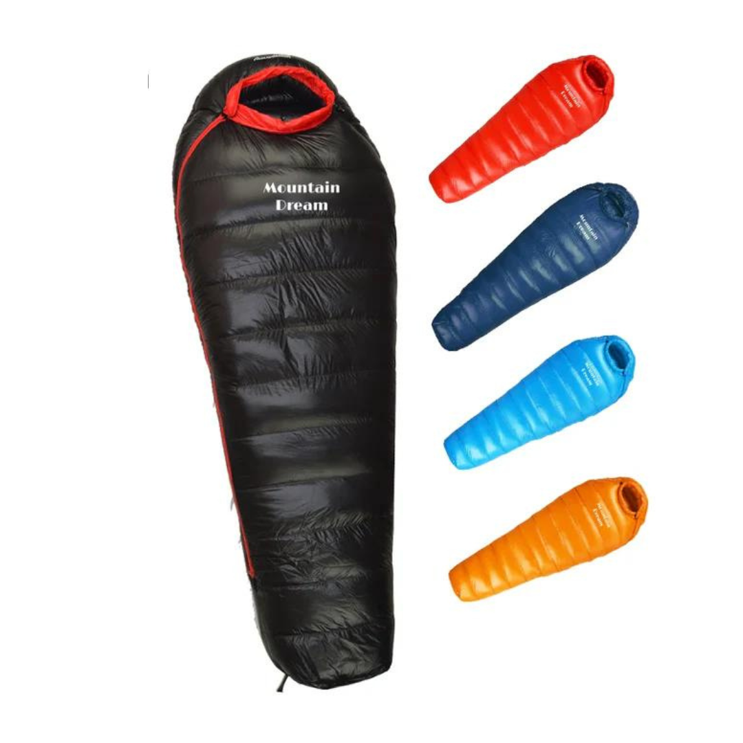 Down Sleeping Bag – All-Season Lightweight Ripstop Bag for Outdoor Camping