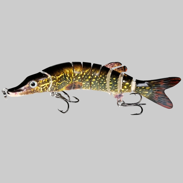 Multi-Jointed Swimbait Fishing Lure – Slow Sinking Hard Bait for Freshwater & Saltwater - 4.9 inch