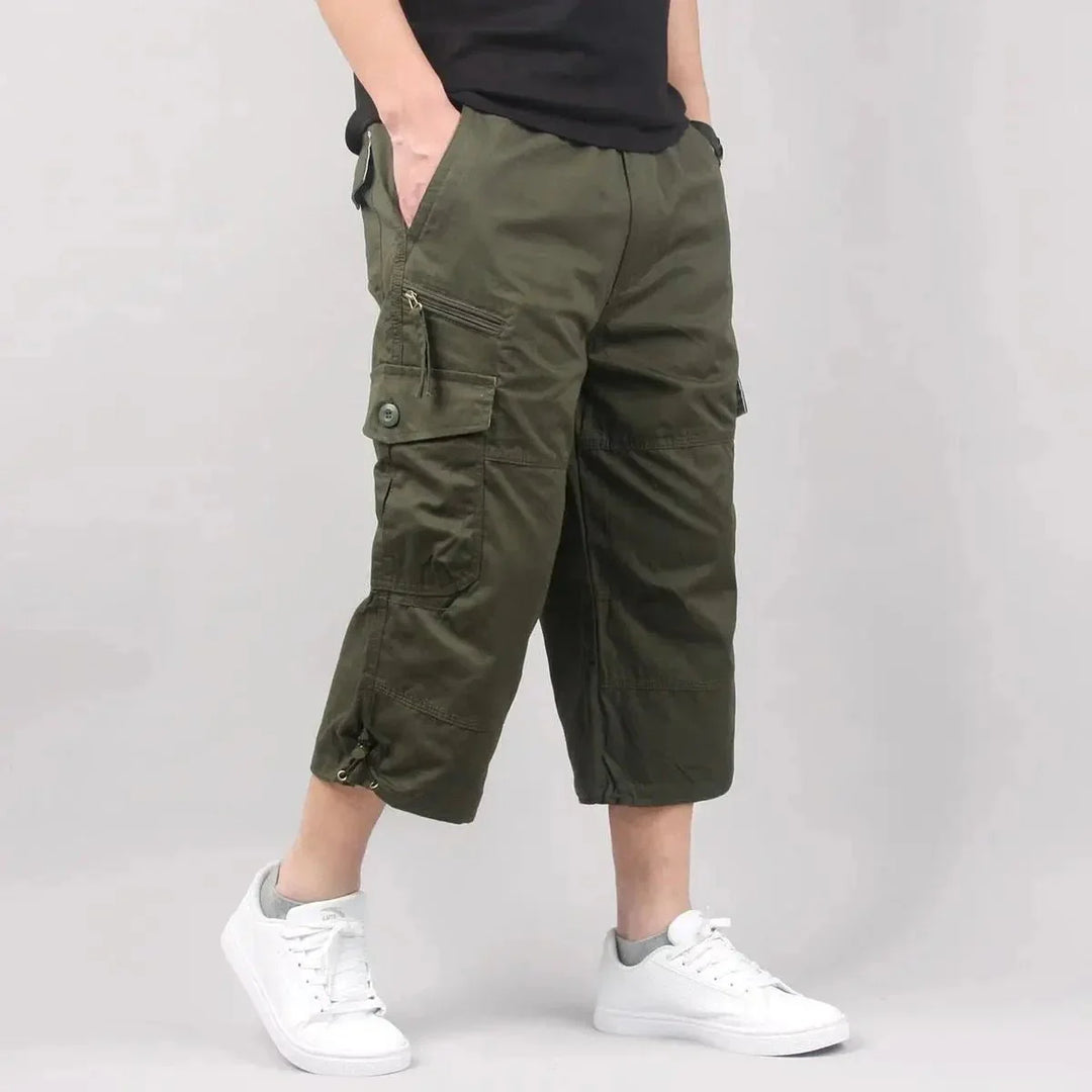 Lightweight Loose-Fit Cargo Shorts – Multi-Pocket Outdoor Wear