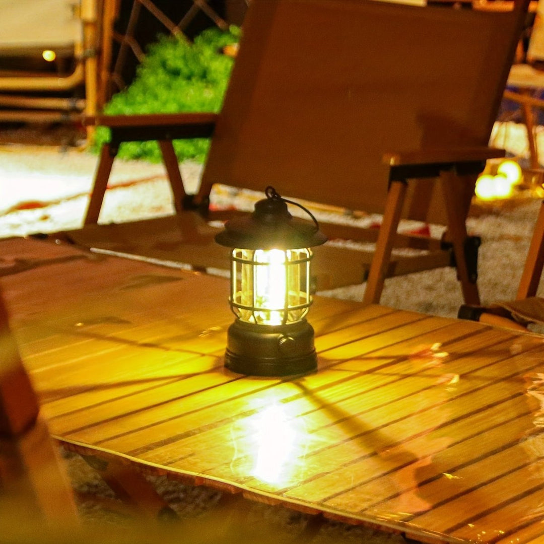 Rechargeable LED Camping Lantern – Adjustable Brightness Outdoor Light