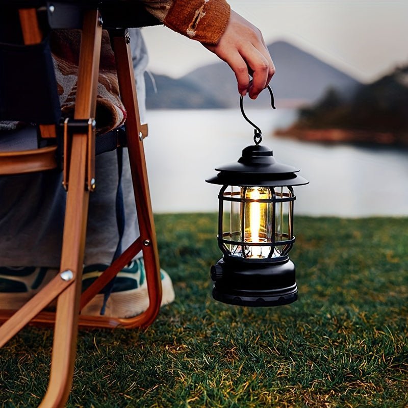 Rechargeable LED Camping Lantern – Adjustable Brightness Outdoor Light