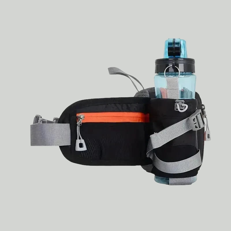 Lightweight Water Resistant Outdoor Waist Pack – Bottle Holder Design
