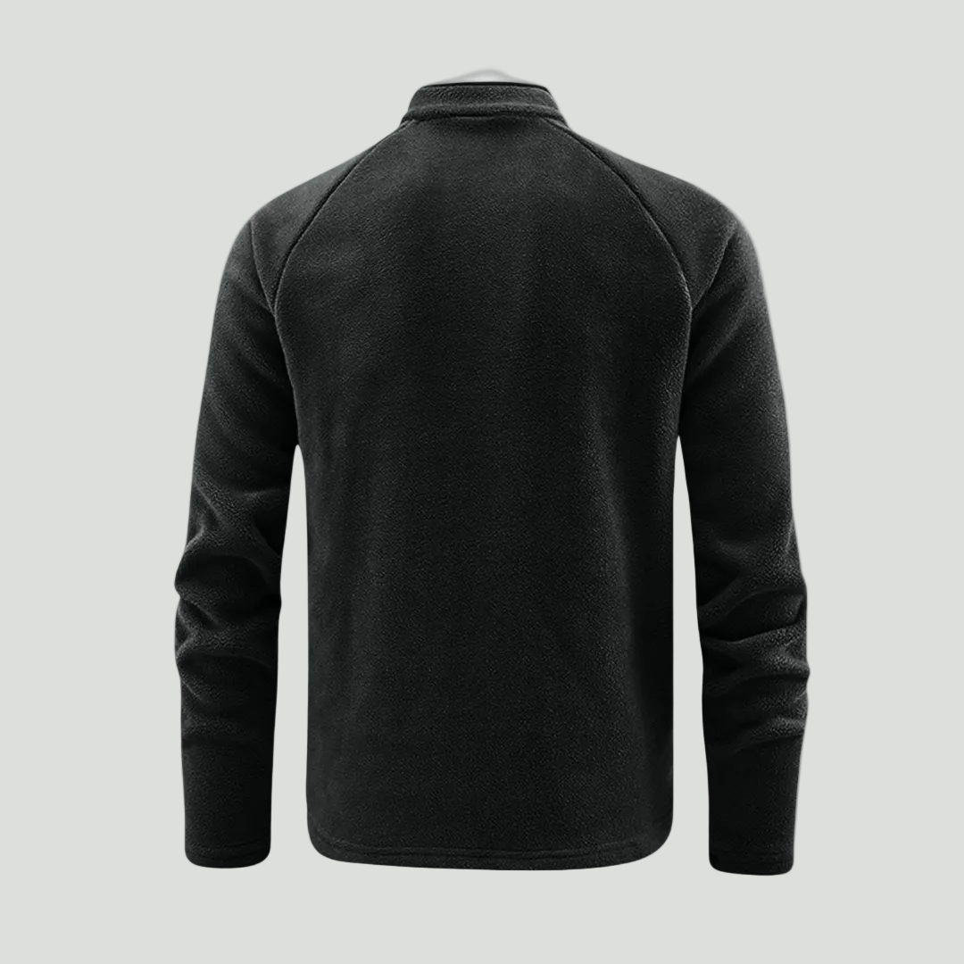 Men’s Quarter-Zip Fleece Pullover – Lightweight Outdoor Fleece Jumper for Hiking & Camping
