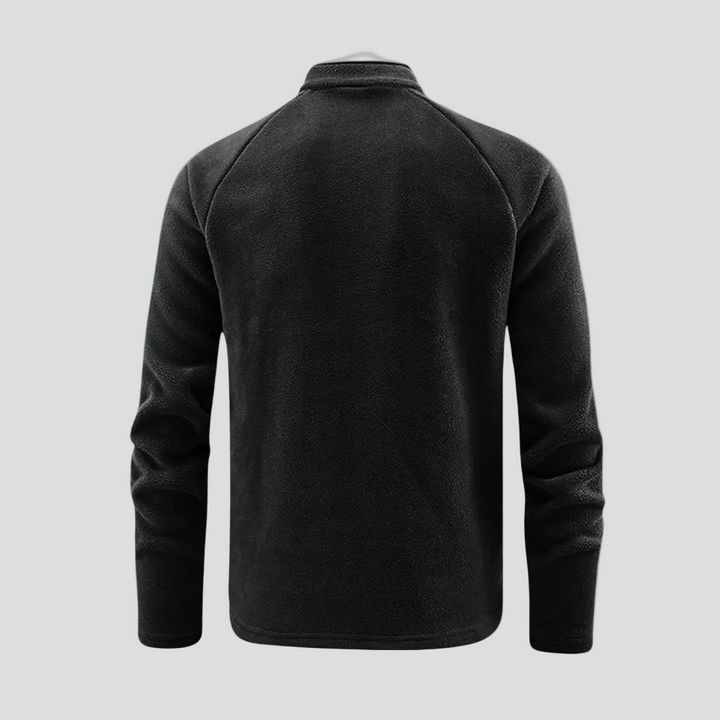 Men’s Quarter-Zip Fleece Pullover – Lightweight Outdoor Fleece Jumper for Hiking & Camping