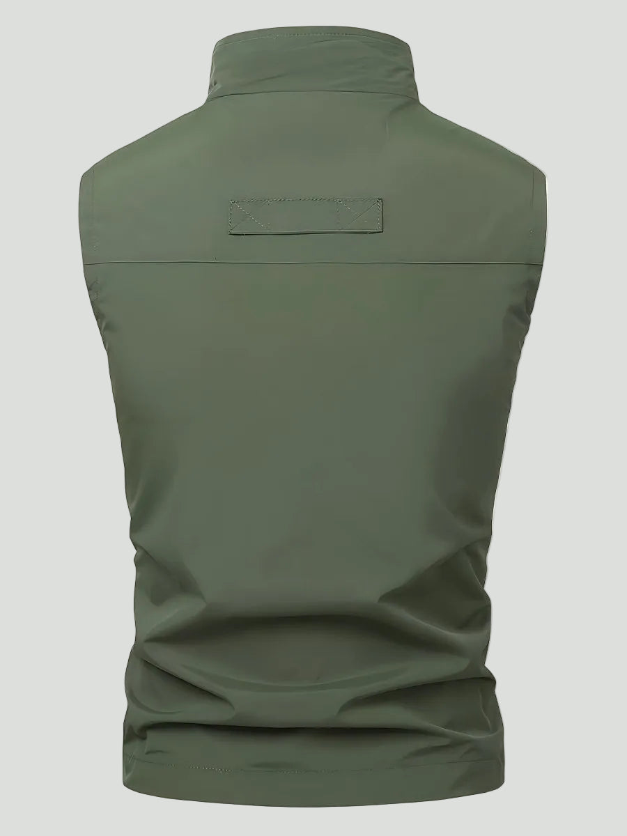 Lightweight Multi-Pocket Outdoor Gilet – Quick-Dry Layer for Active Use
