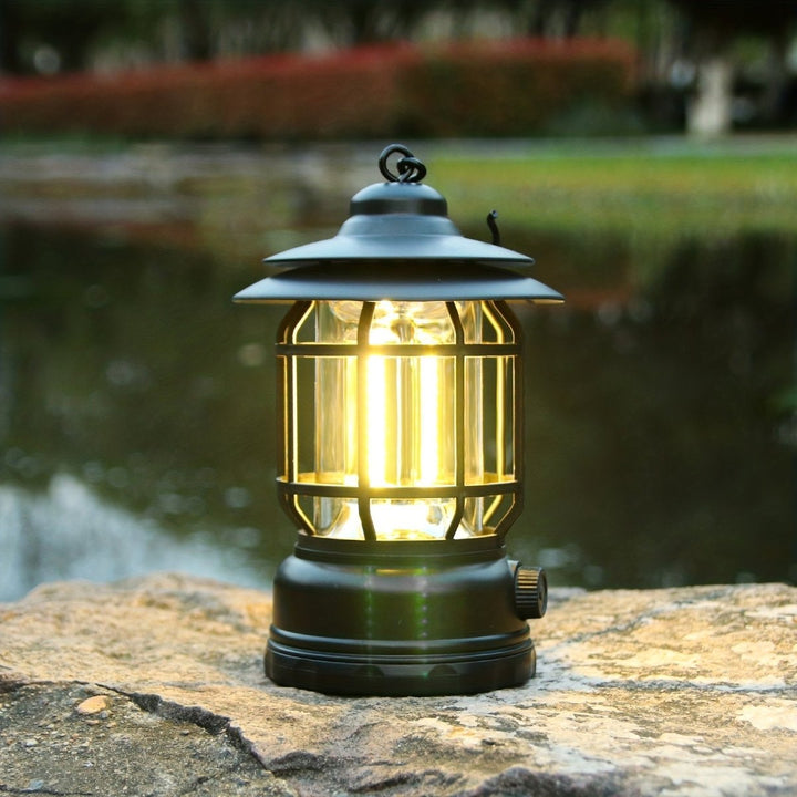 Rechargeable LED Camping Lantern – Adjustable Brightness Outdoor Light