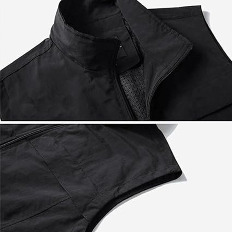 Lightweight Breathable Hiking Vest – Multi-Pocket Outdoor Layer