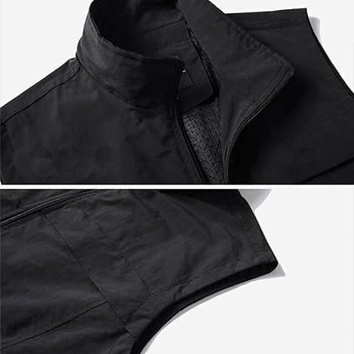 Lightweight Breathable Hiking Vest – Multi-Pocket Outdoor Layer