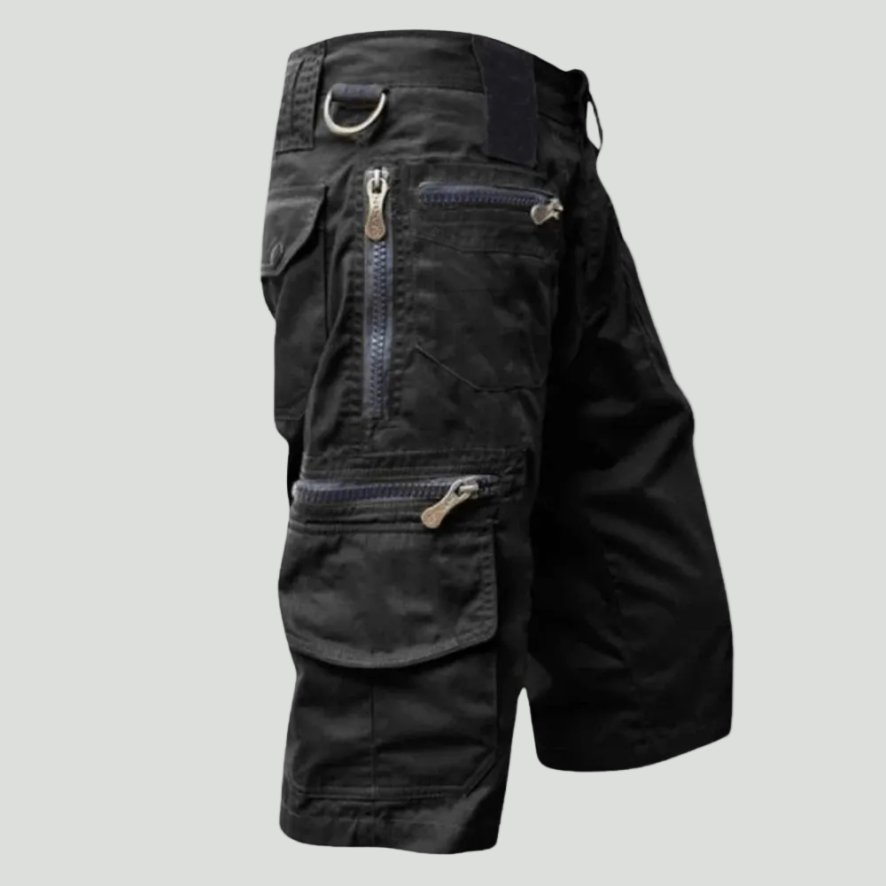 Men’s Breathable Cotton Cargo Shorts – Multi-Pocket Outdoor Wear