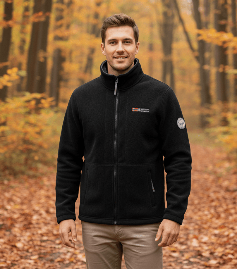 Thermal Breathable Fleece Jacket – Lightweight Mid-Layer for Outdoor Use