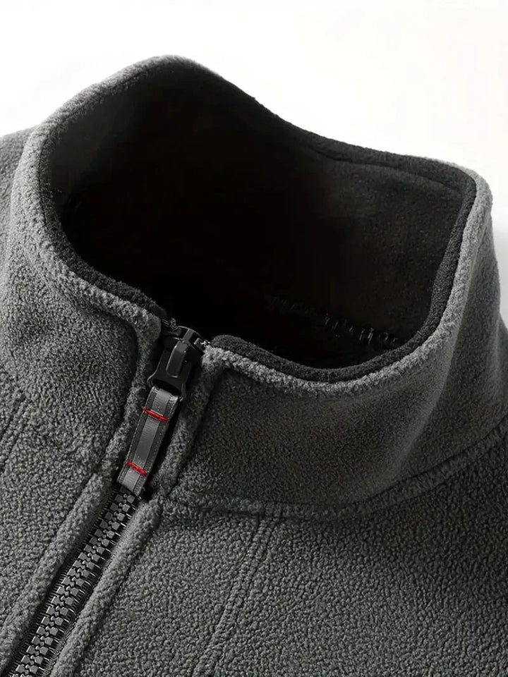 Thermal Breathable Fleece Jacket – Lightweight Mid-Layer for Outdoor Use