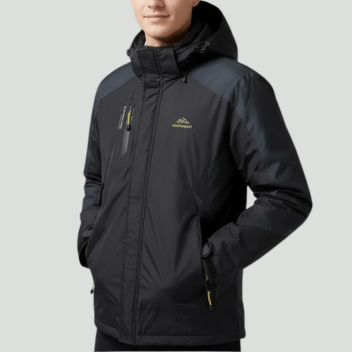 Insulated Rain Jacket – Water-Resistant Outdoor Layer for Cool Conditions