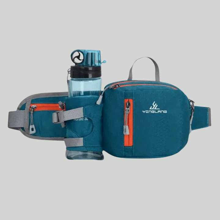 Lightweight Water Resistant Outdoor Waist Pack – Bottle Holder Design