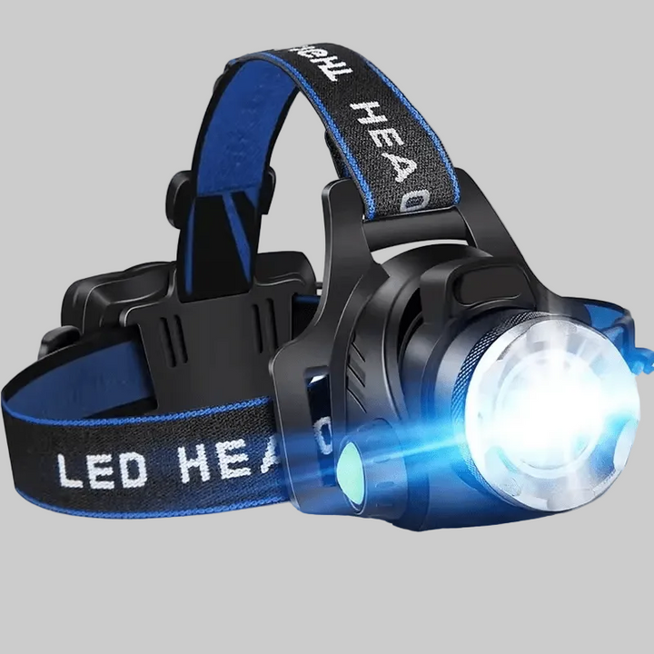Rechargeable Waterproof LED Headlamp-hands free lighting