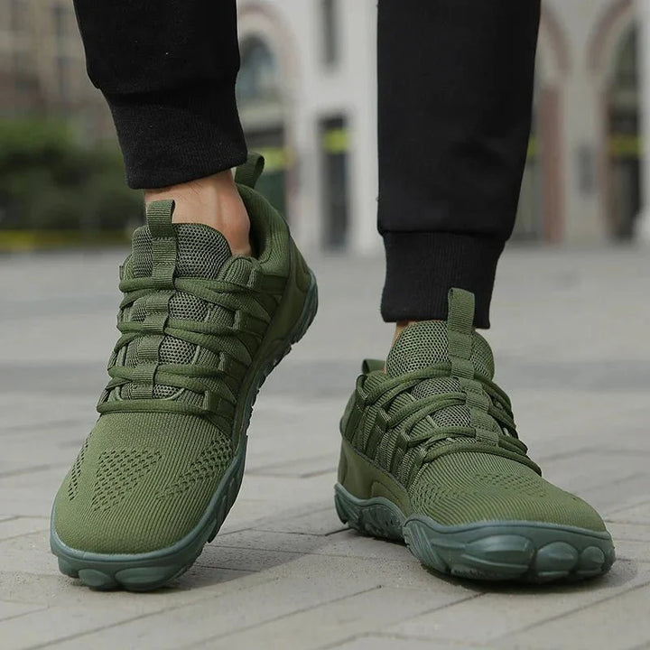 Wide-Fit Barefoot Walking Shoes – Breathable Design with Grippy Outsole
