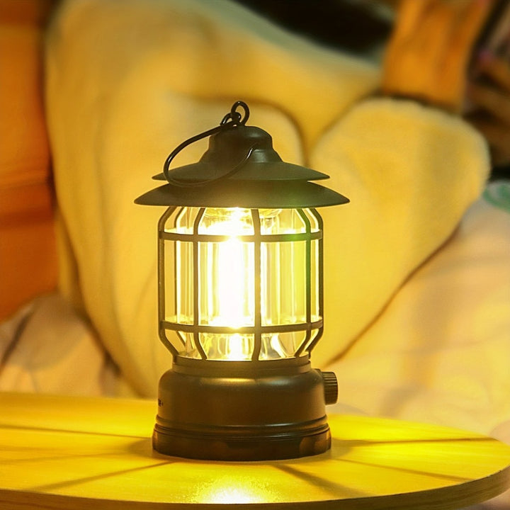 Rechargeable LED Camping Lantern – Adjustable Brightness Outdoor Light