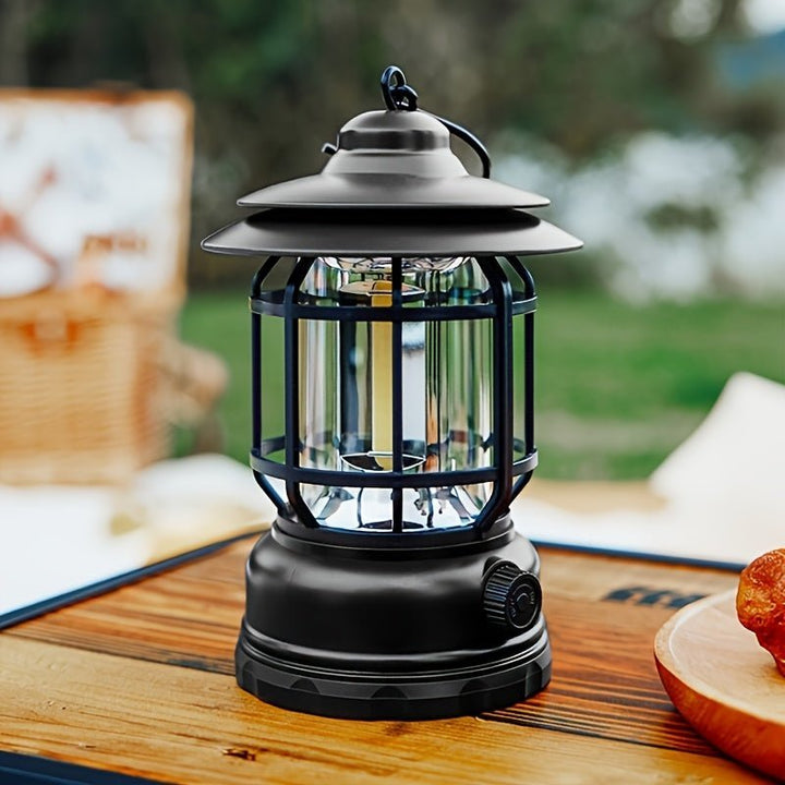 Rechargeable LED Camping Lantern – Adjustable Brightness Outdoor Light