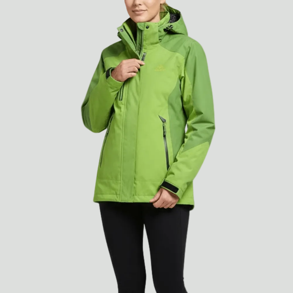 Insulated Rain Jacket – Water-Resistant Outdoor Layer for Cool Conditions