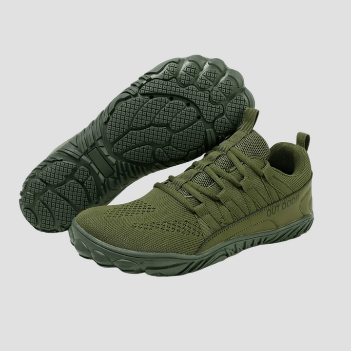 Wide-Fit Barefoot Walking Shoes – Breathable Design with Grippy Outsole