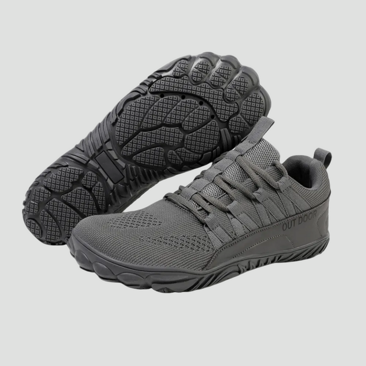 Wide-Fit Barefoot Walking Shoes – Breathable Design with Grippy Outsole