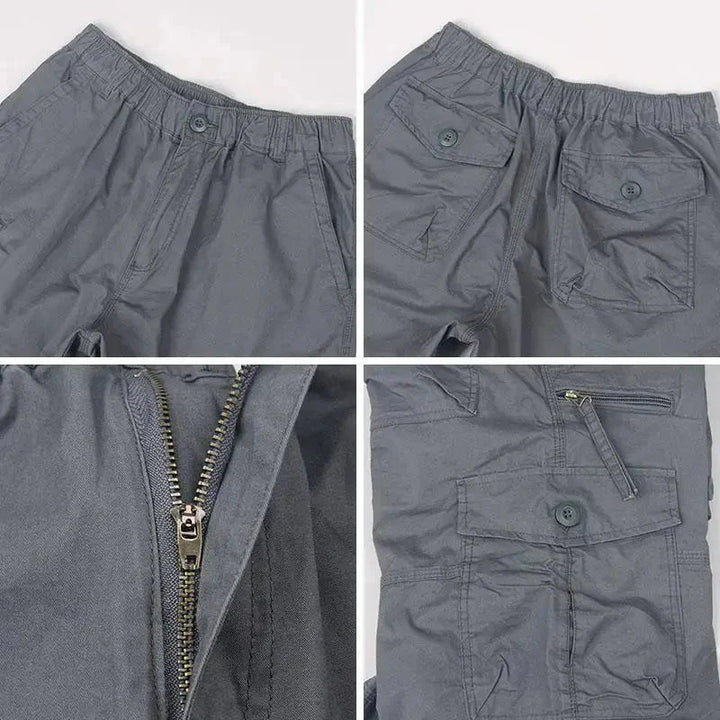 Lightweight Loose-Fit Cargo Shorts – Multi-Pocket Outdoor Wear