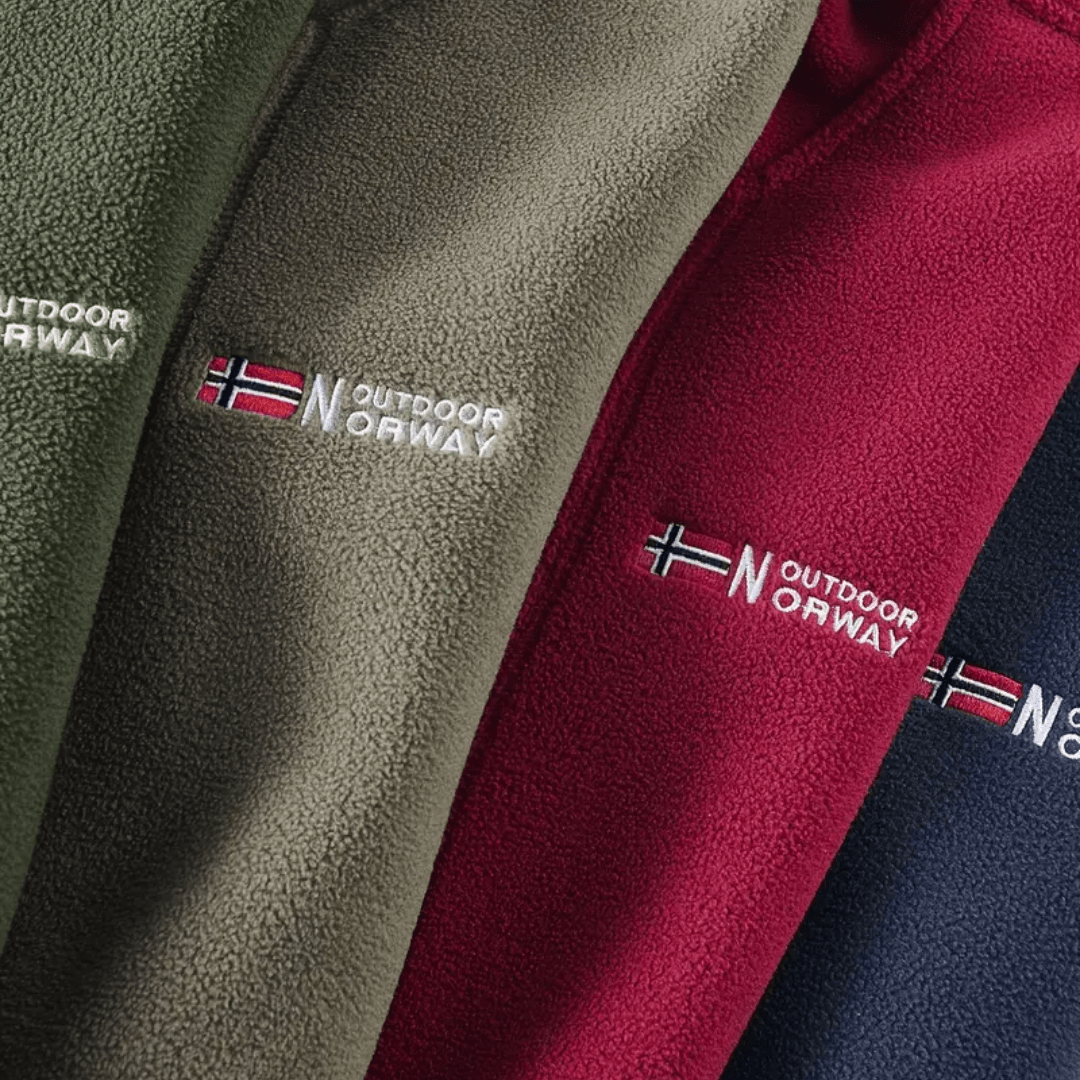 Men’s Fleece Jacket with Windproof Design – Warm Layer for Outdoor Use