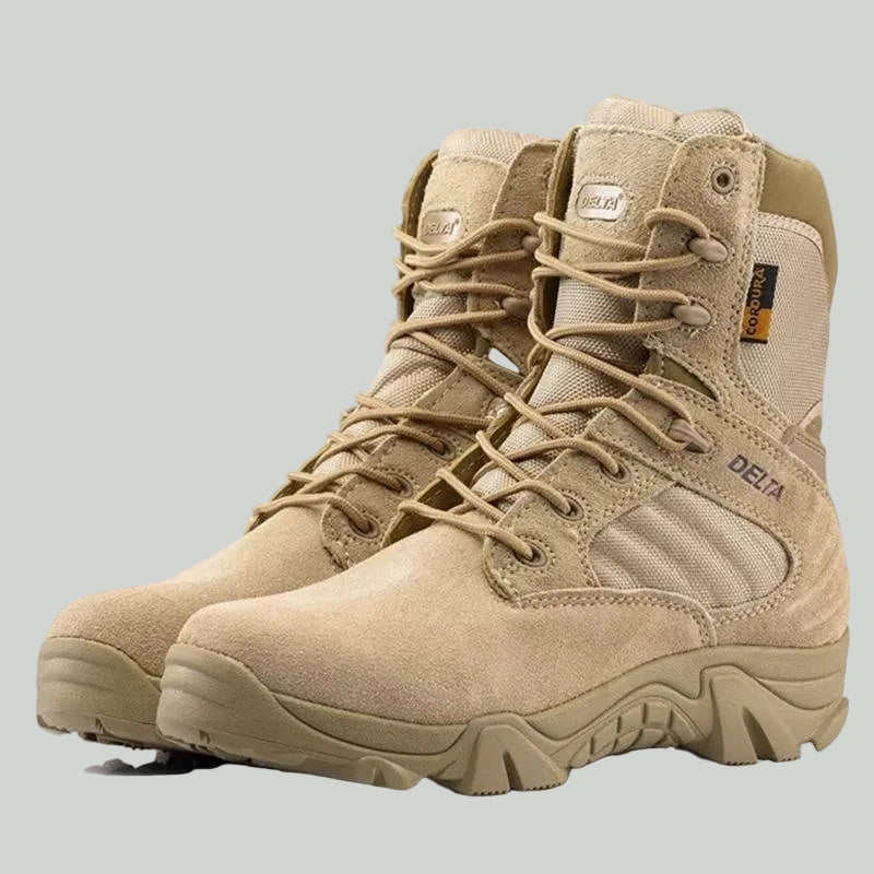 Men’s Lightweight Waterproof Tactical Hiking Shoes – Grip Sole for Outdoor Use