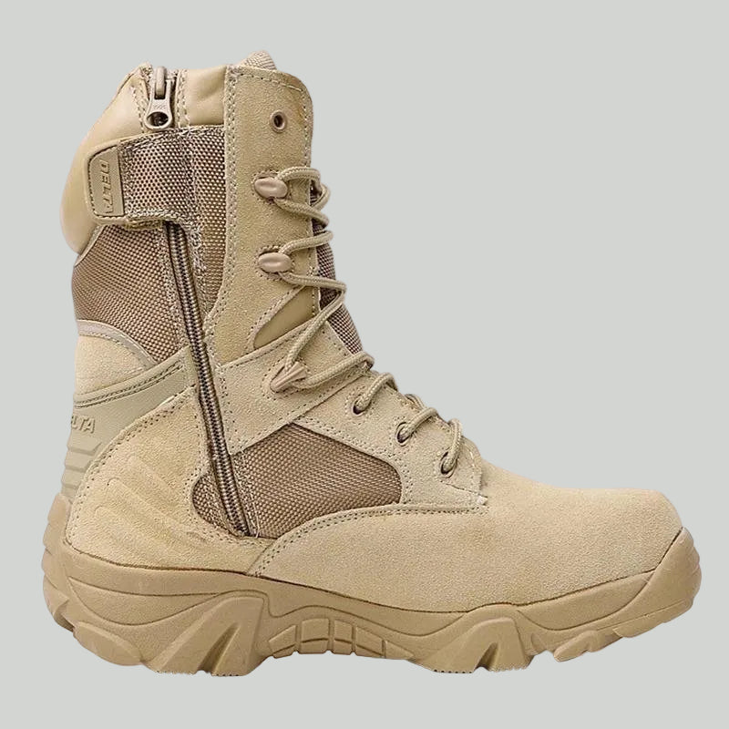 Men’s Lightweight Waterproof Tactical Hiking Shoes – Grip Sole for Outdoor Use