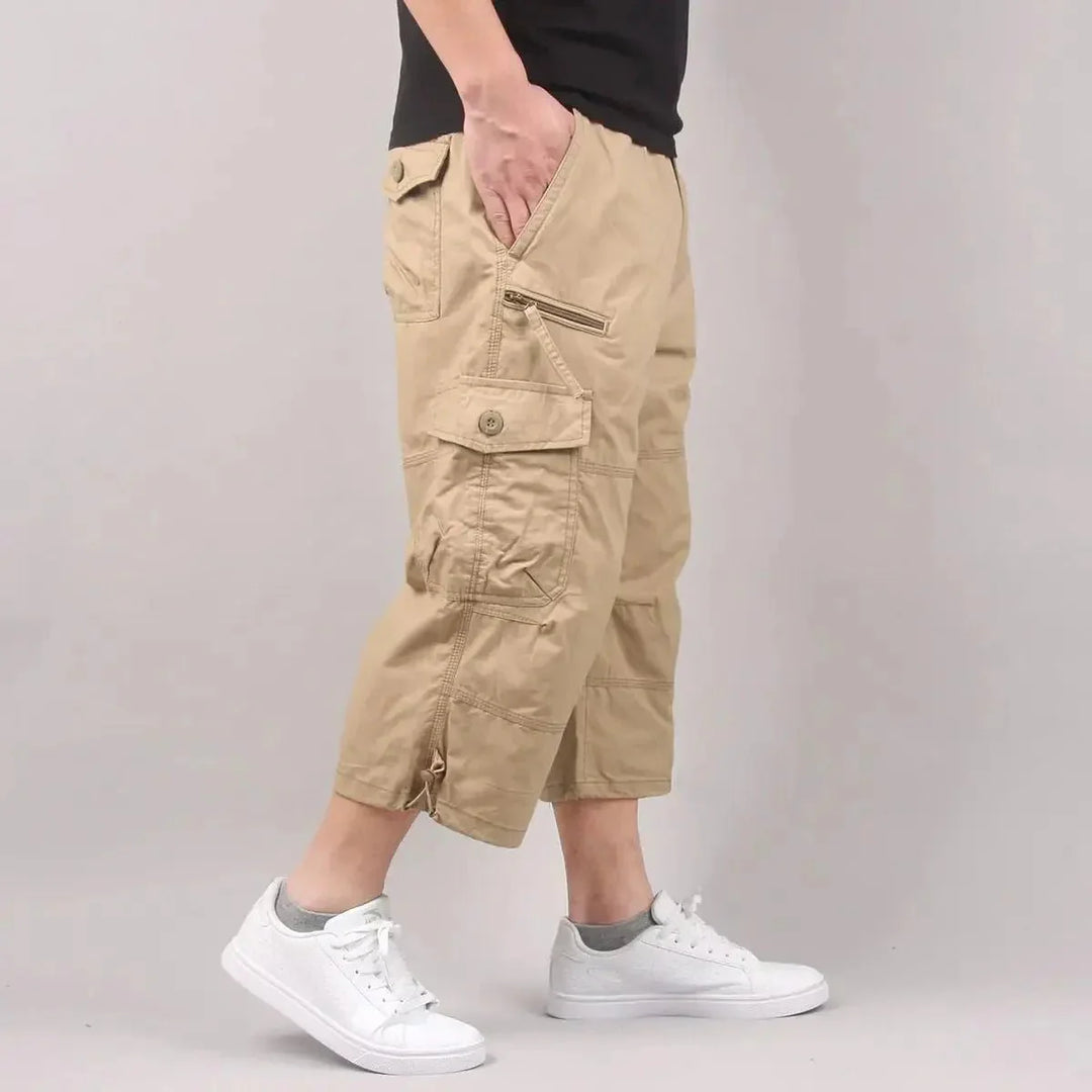 Lightweight Loose-Fit Cargo Shorts – Multi-Pocket Outdoor Wear