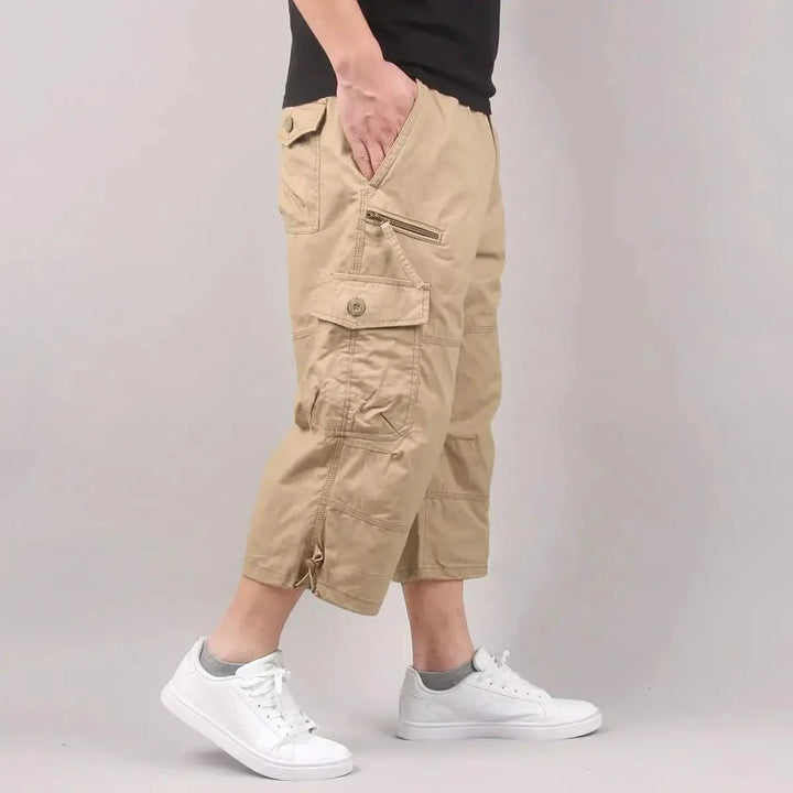 Lightweight Loose-Fit Cargo Shorts – Multi-Pocket Outdoor Wear