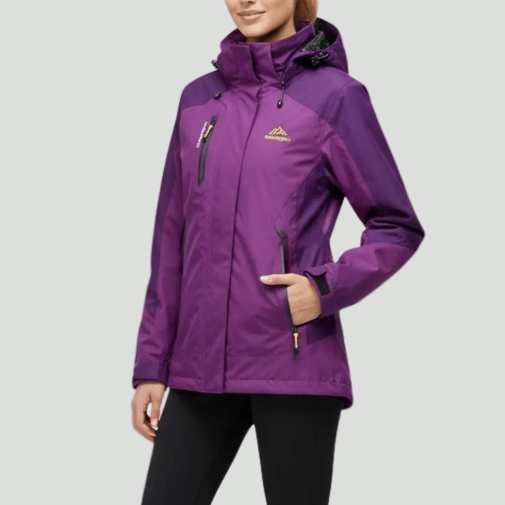 Insulated Rain Jacket – Water-Resistant Outdoor Layer for Cool Conditions