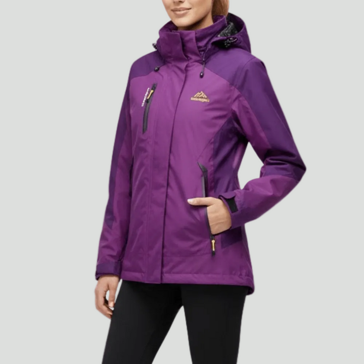 Insulated Rain Jacket – Water-Resistant Outdoor Layer for Cool Conditions
