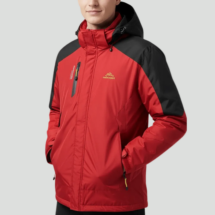 Insulated Rain Jacket – Water-Resistant Outdoor Layer for Cool Conditions