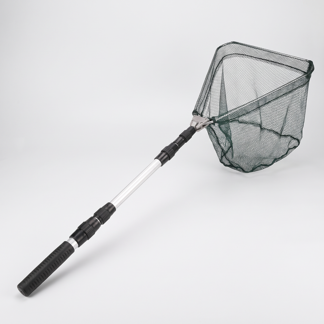 Telescopic fishing landing net, 51 in, extended