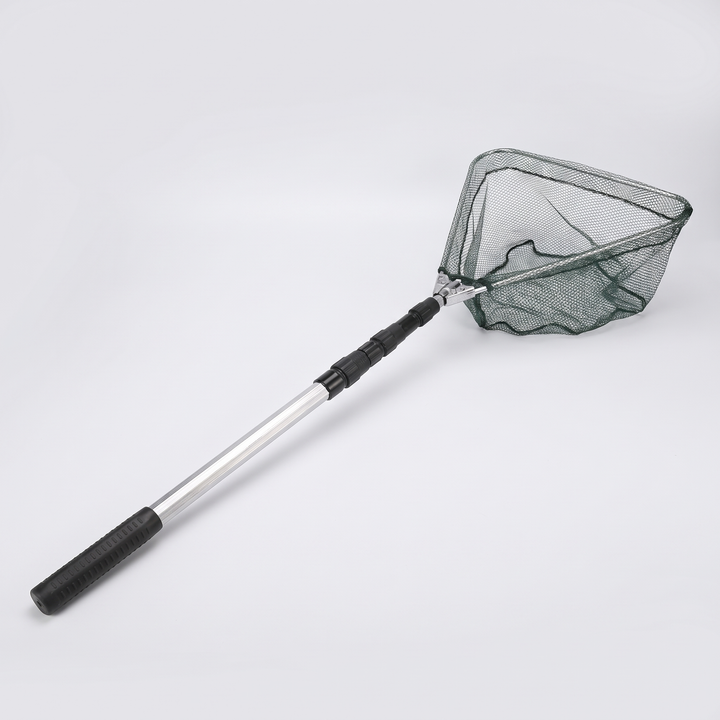 Telescopic fishing landing net, 74.8 in, extended