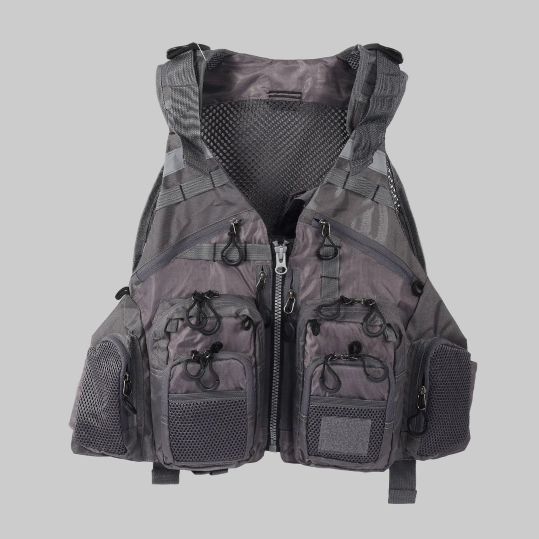 Men’s Multi-Pocket Outdoor Vest – Breathable Design for Fishing