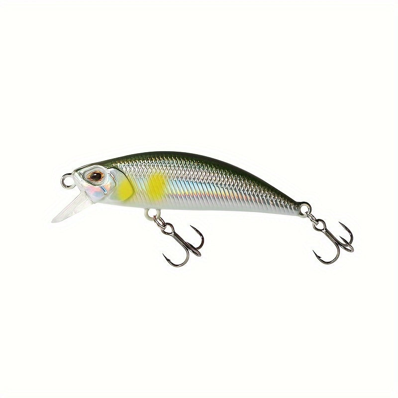 Minnow Fishing Lure – Sinking Hard Bait with 3D Eyes for Freshwater Fishing