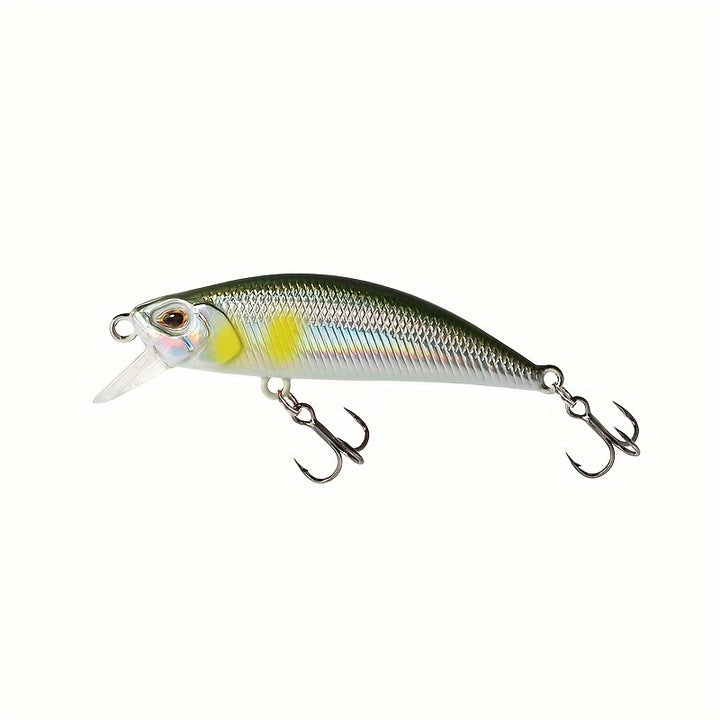 Minnow Fishing Lure – Sinking Hard Bait with 3D Eyes for Freshwater Fishing
