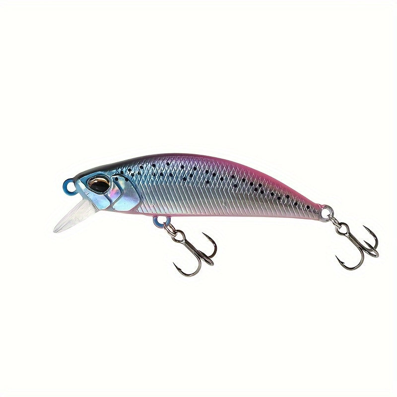 Minnow Fishing Lure – Sinking Hard Bait with 3D Eyes for Freshwater Fishing