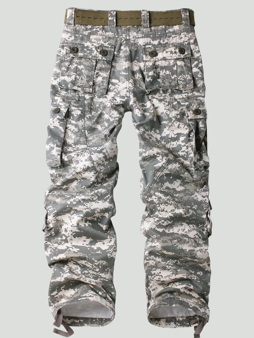 Men’s Camouflage Cargo Pants – Multi Pocket Outdoor Utility Design